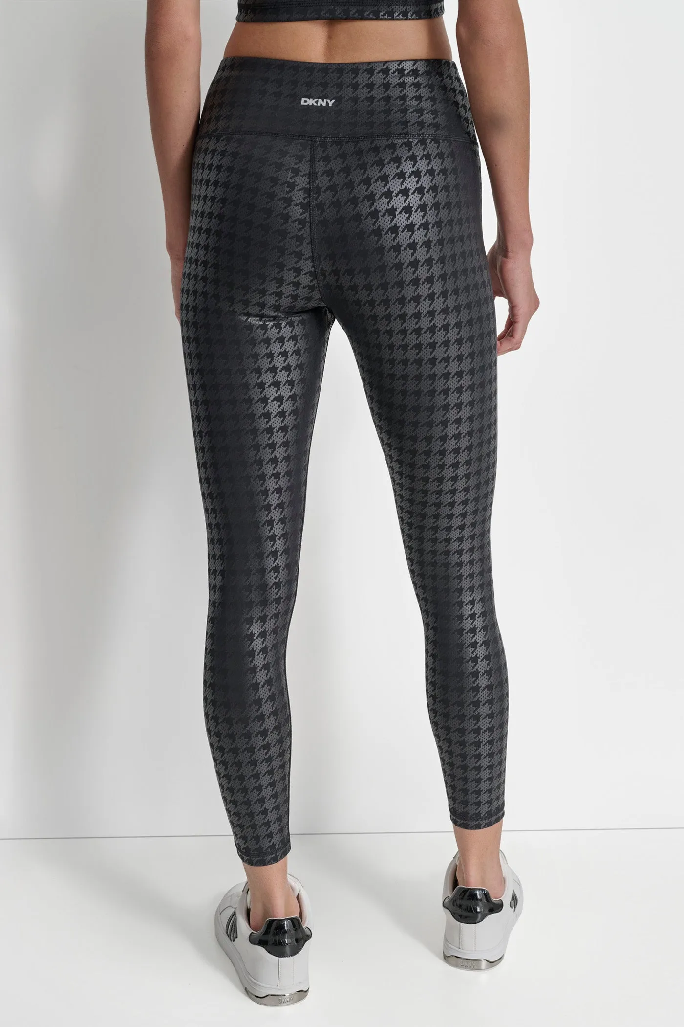HOUNDSTOOTH FOIL HIGH WAIST LEGGINGS sold by DKNY product image thumbnail 2