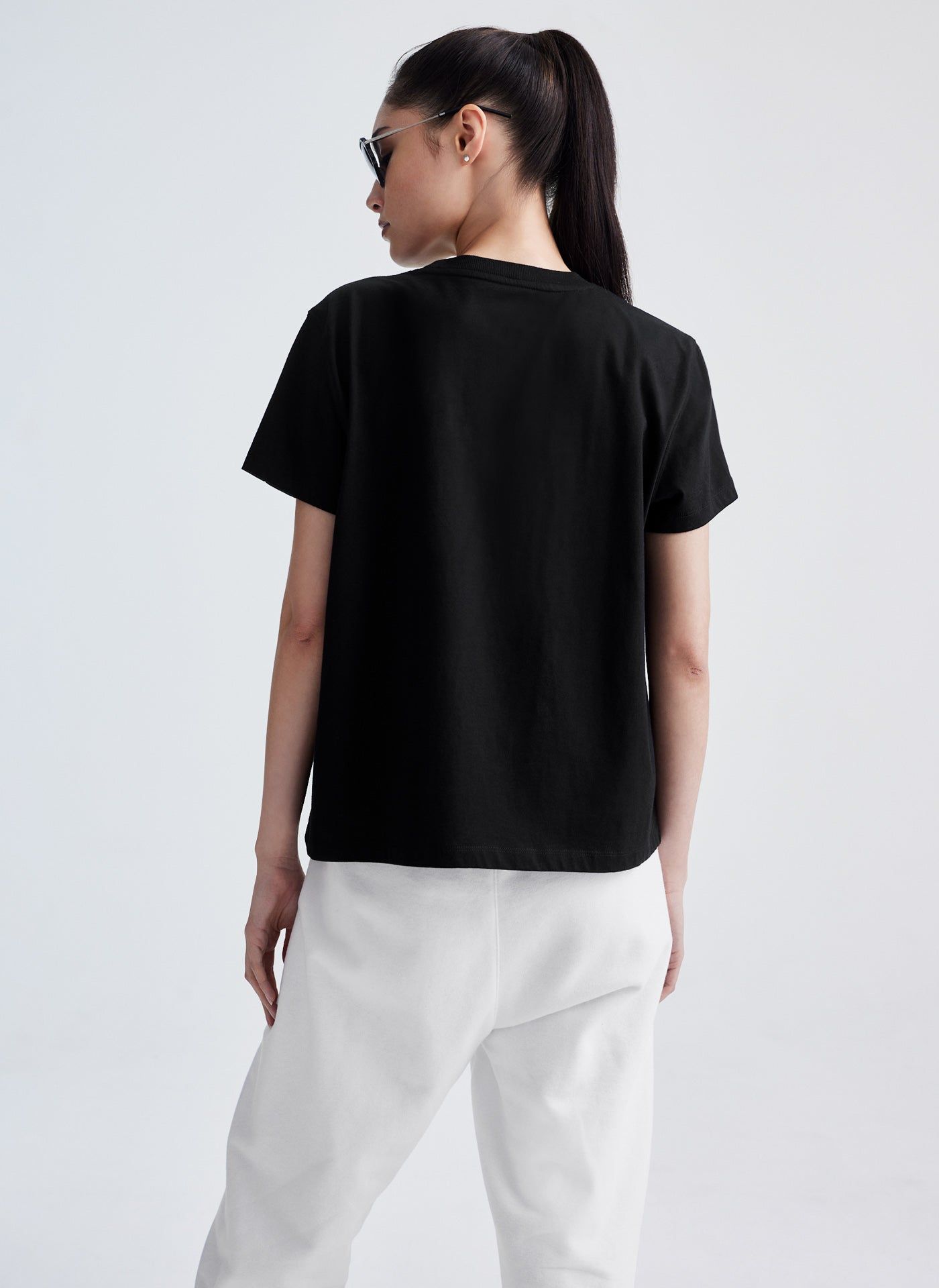 RHINESTONE STRIPE LOGO TEE sold by DKNY product image thumbnail 2