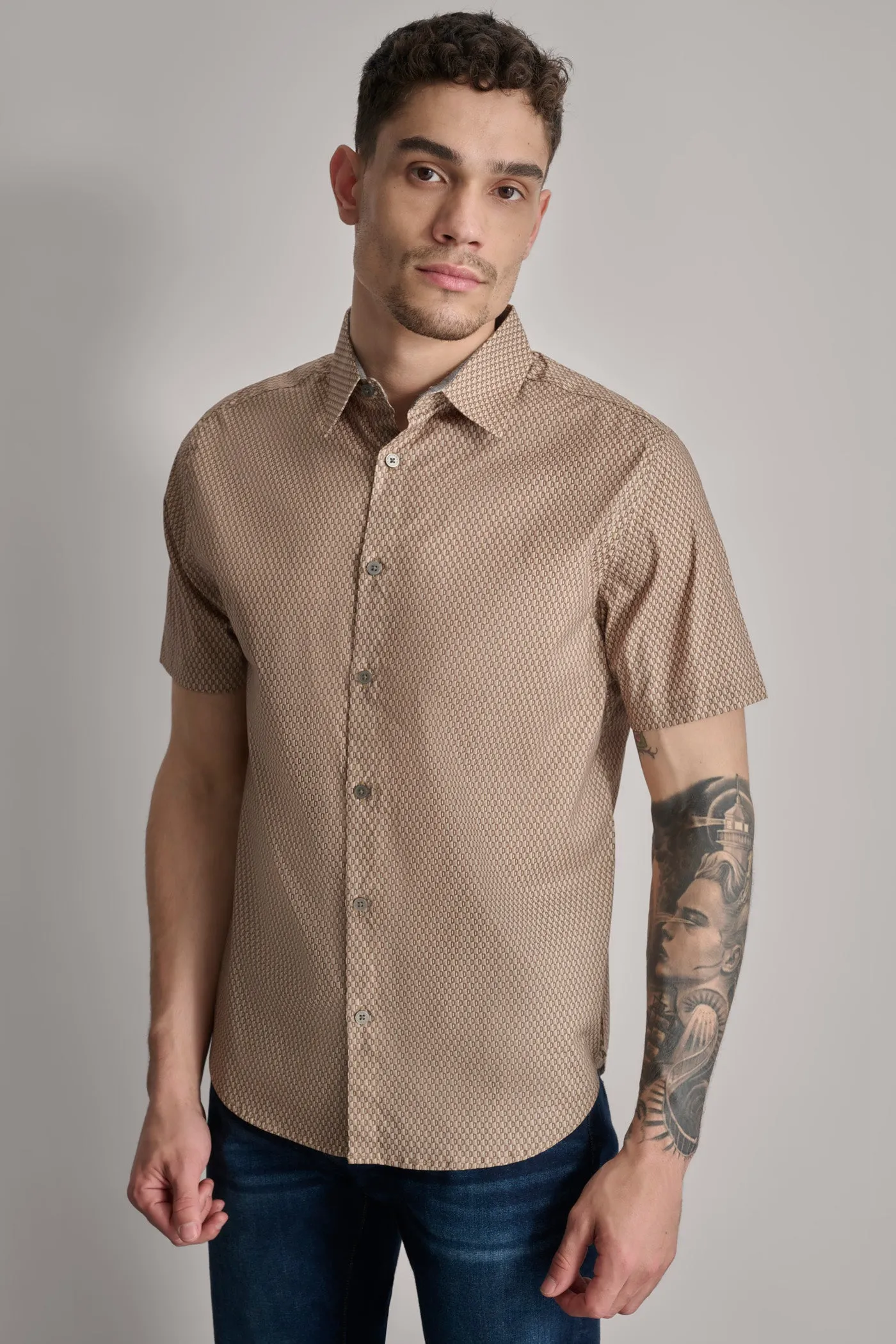 LAYERED LOGO SHIRT sold by DKNY
