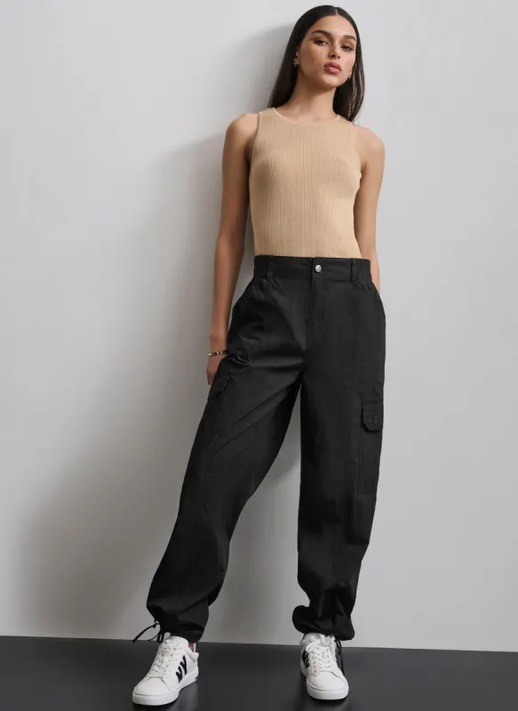 HIGH WAIST CARGO PANT sold by DKNY