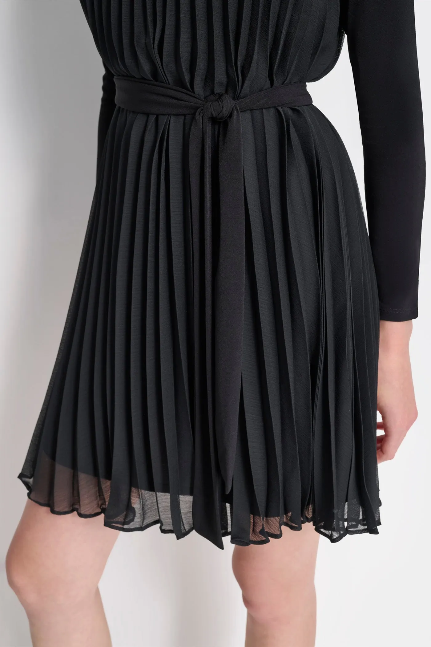 LONG SLEEVE PLEATED DRESS sold by DKNY product image thumbnail 3