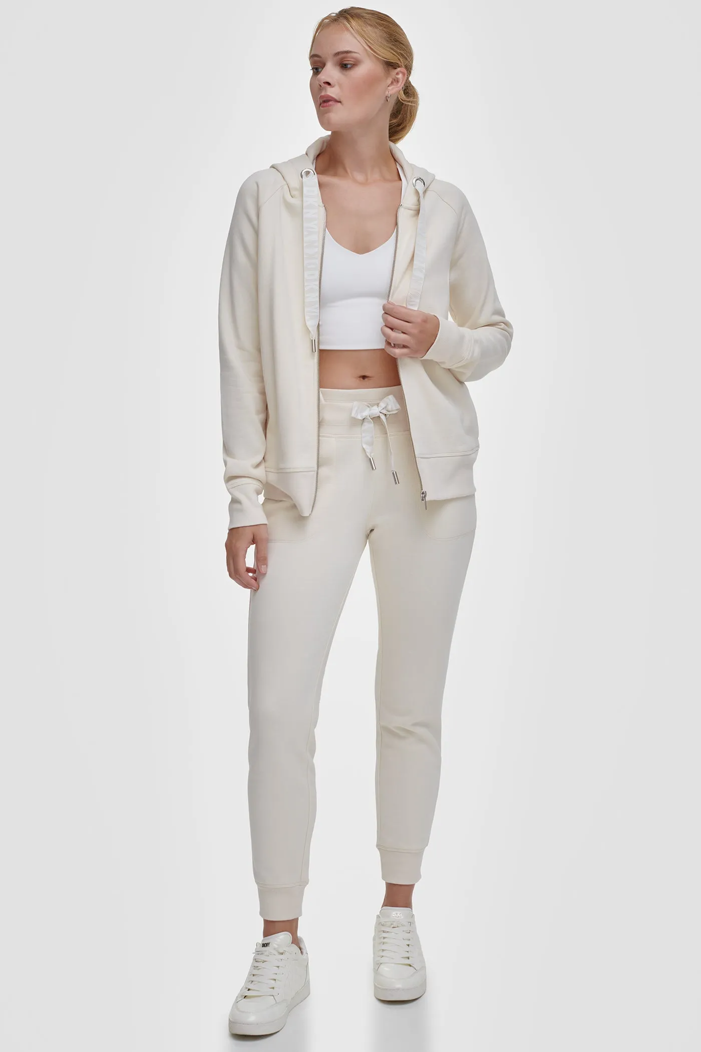 TWO TONE LOGO DRAWCORD JOGGER sold by DKNY product image thumbnail 3