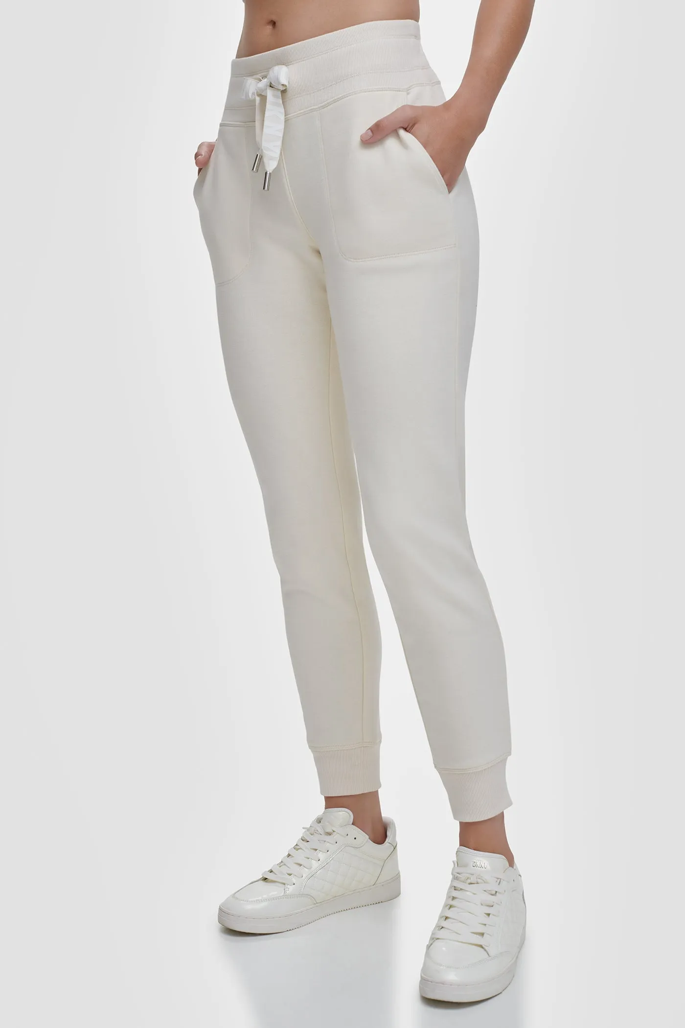 TWO TONE LOGO DRAWCORD JOGGER sold by DKNY product image thumbnail 5