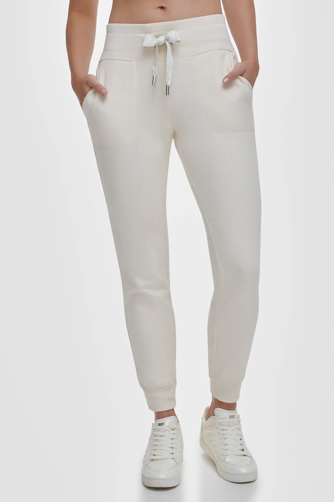 TWO TONE LOGO DRAWCORD JOGGER sold by DKNY