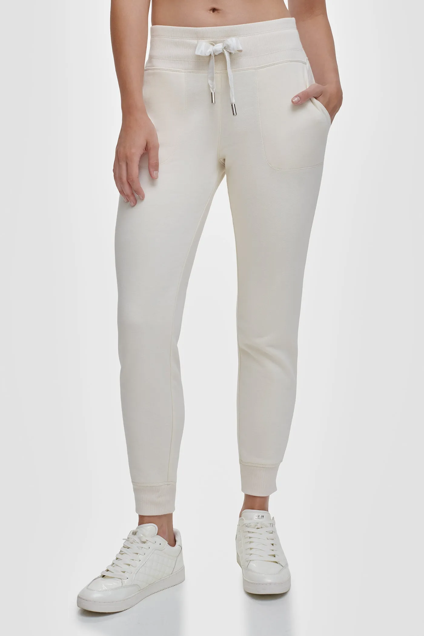 TWO TONE LOGO DRAWCORD JOGGER sold by DKNY product image thumbnail 4