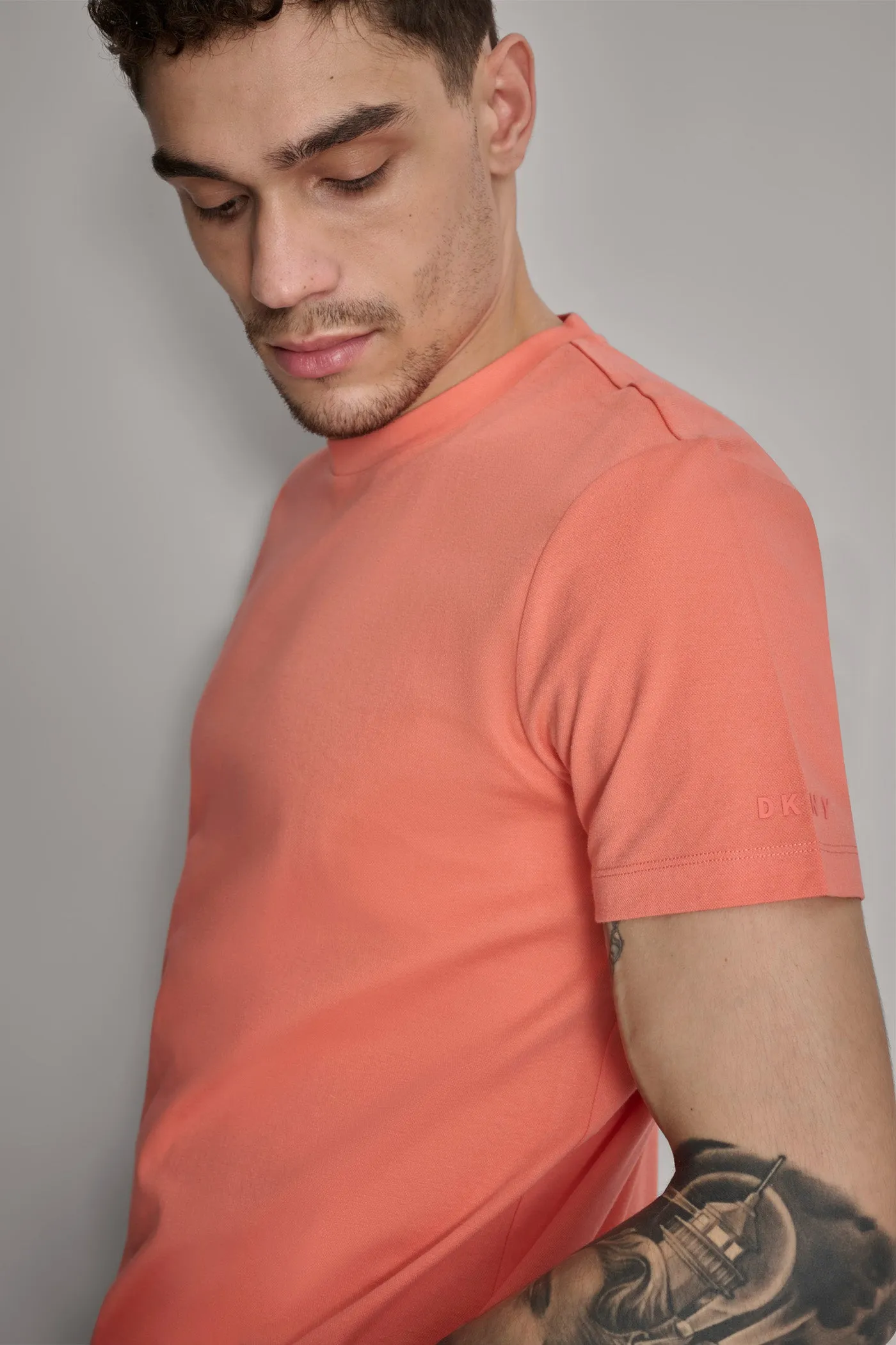 Cotton Poly Pique Tee sold by DKNY product image thumbnail 4