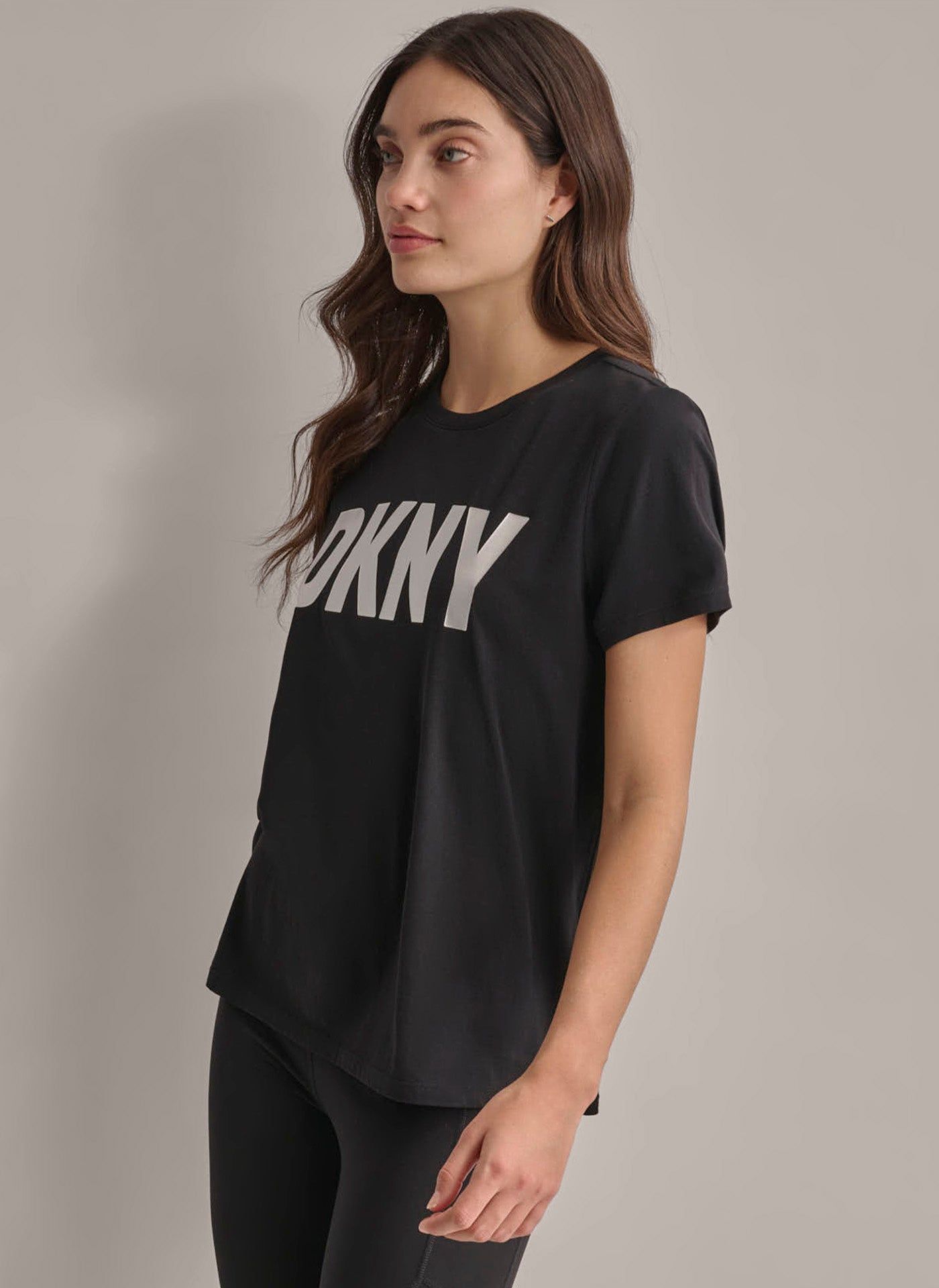 EXPLODED LOGO CREW NECK TEE sold by DKNY product image thumbnail 3