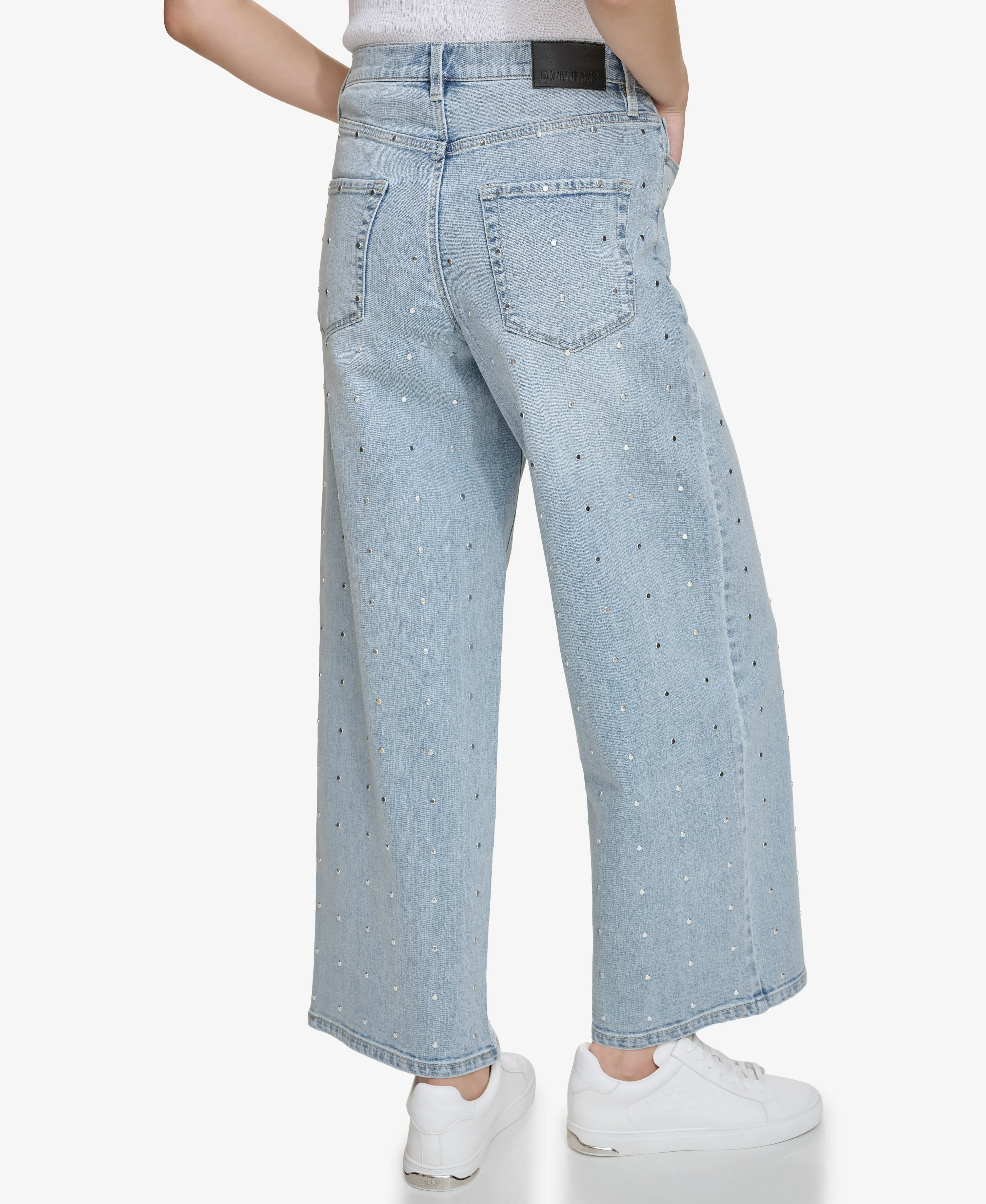 HIGH Rise Length WIDE LEG WITH STUDS sold by DKNY product image thumbnail 2