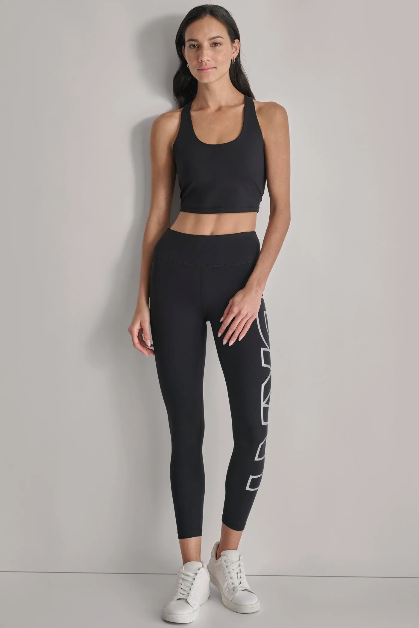 HIGH WAIST 7/8 EXPLODED LOGO TIGHT sold by DKNY product image thumbnail 3