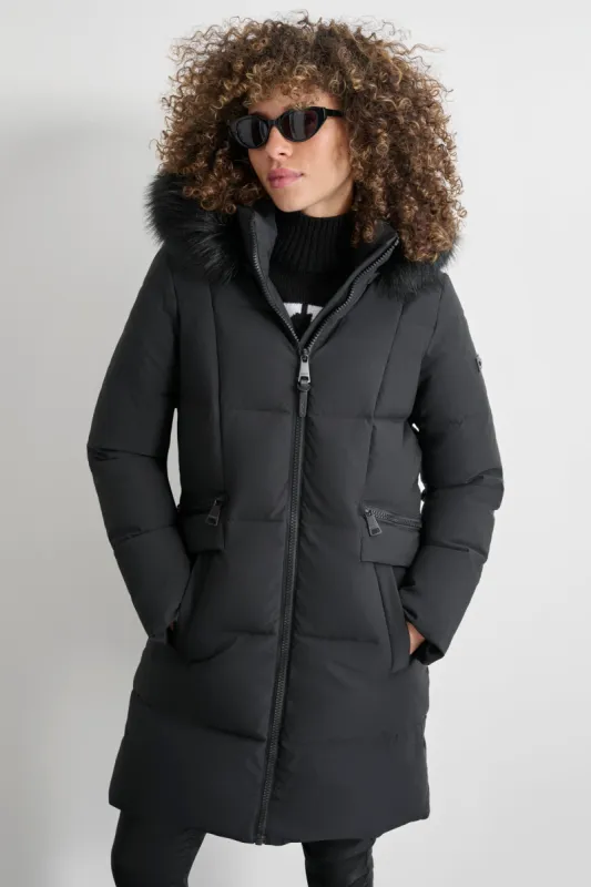 Long Puffer With Double Pockets sold by DKNY