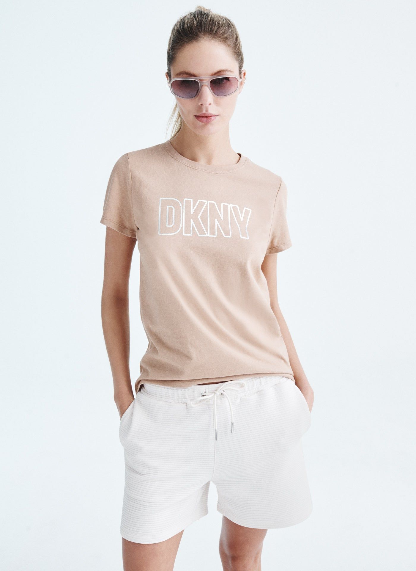 FOIL LOGO CREW NECK TEE sold by DKNY product image thumbnail 3