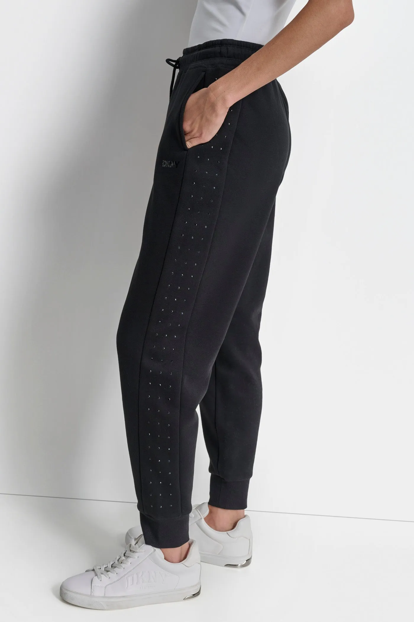 RHINESTONE RELAXED JOGGER sold by DKNY product image thumbnail 4