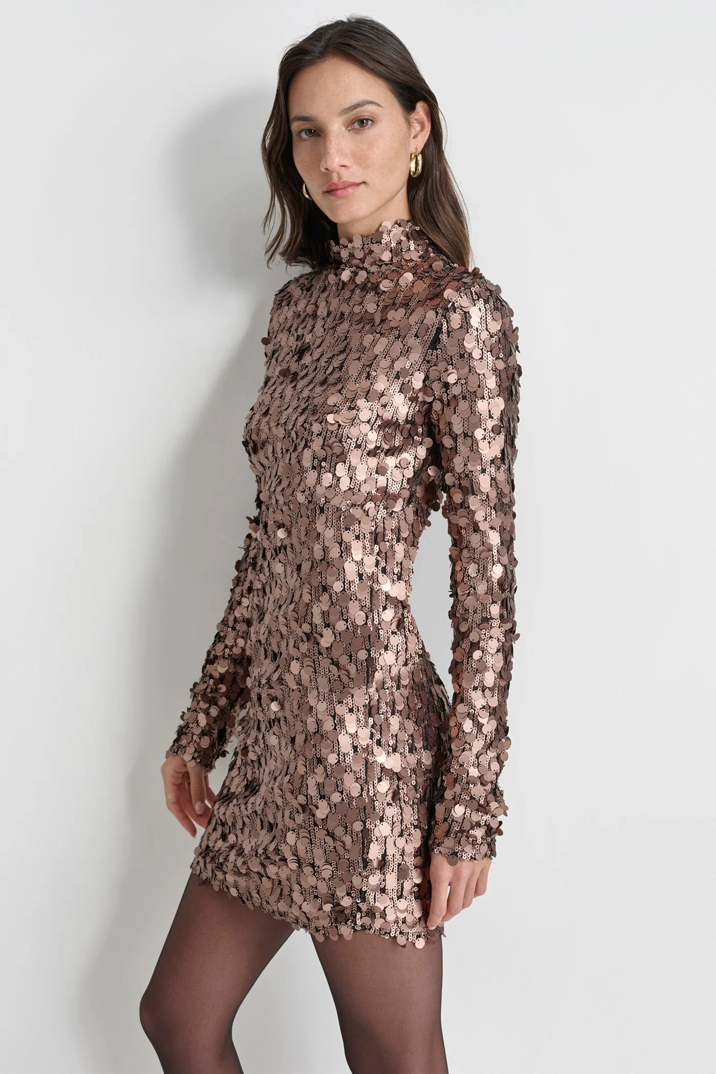 SEQUINS AND MESH TOP sold by DKNY product image thumbnail 5