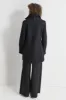 WOOL COAT WITH ZIPPER DETAIL sold by DKNY