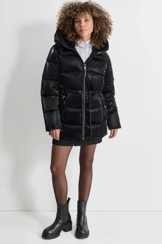 MID LENGTH LUSH PUFFER JACKET sold by DKNY