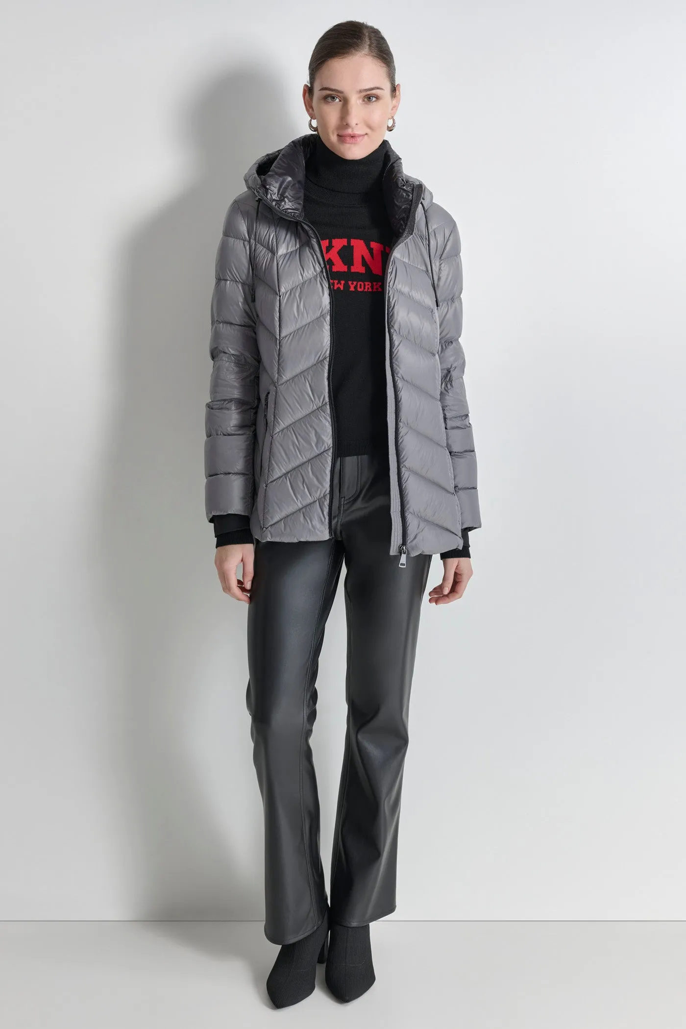 DOWN FILLED SHORT PUFFER sold by DKNY product image thumbnail 3