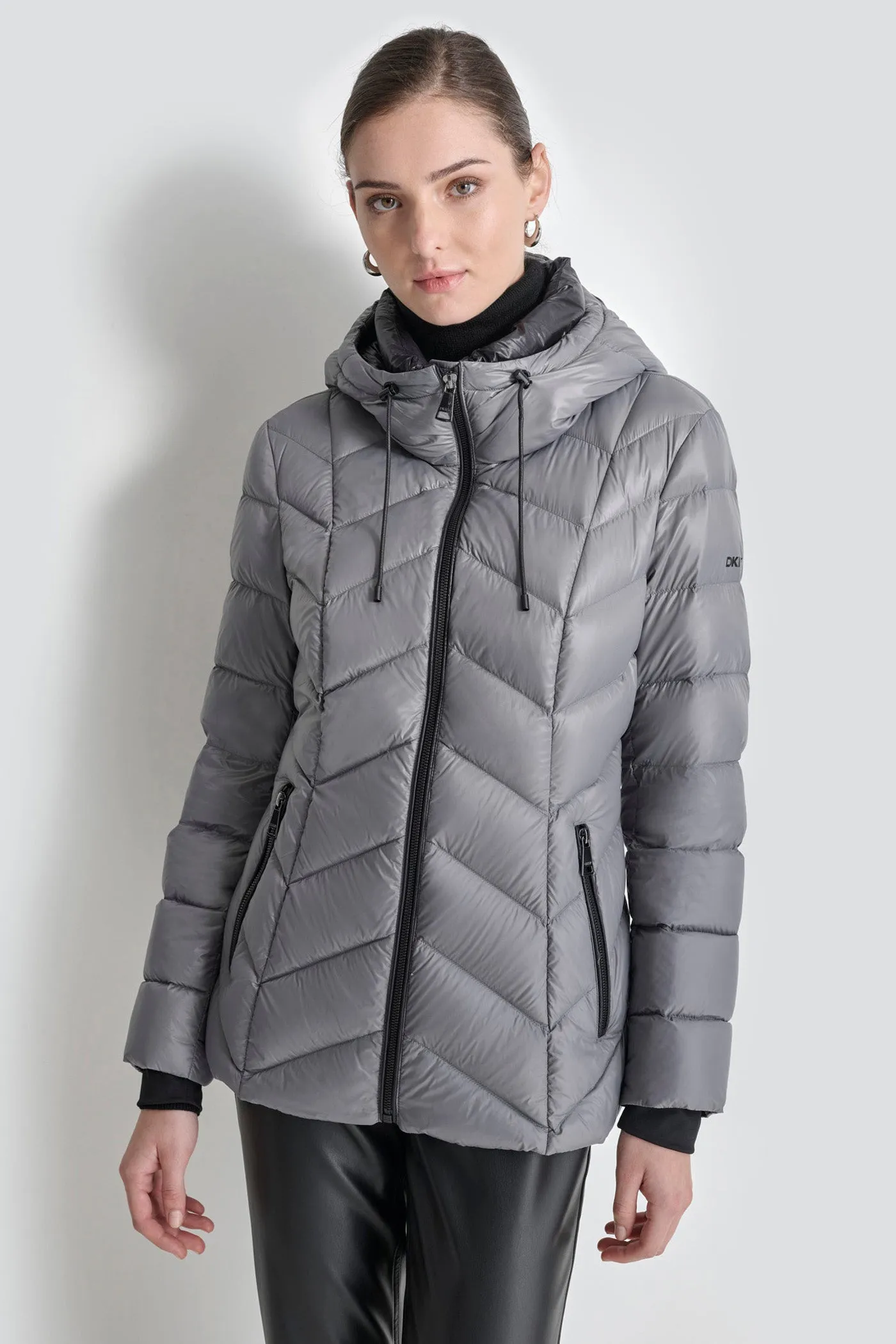 DOWN FILLED SHORT PUFFER sold by DKNY