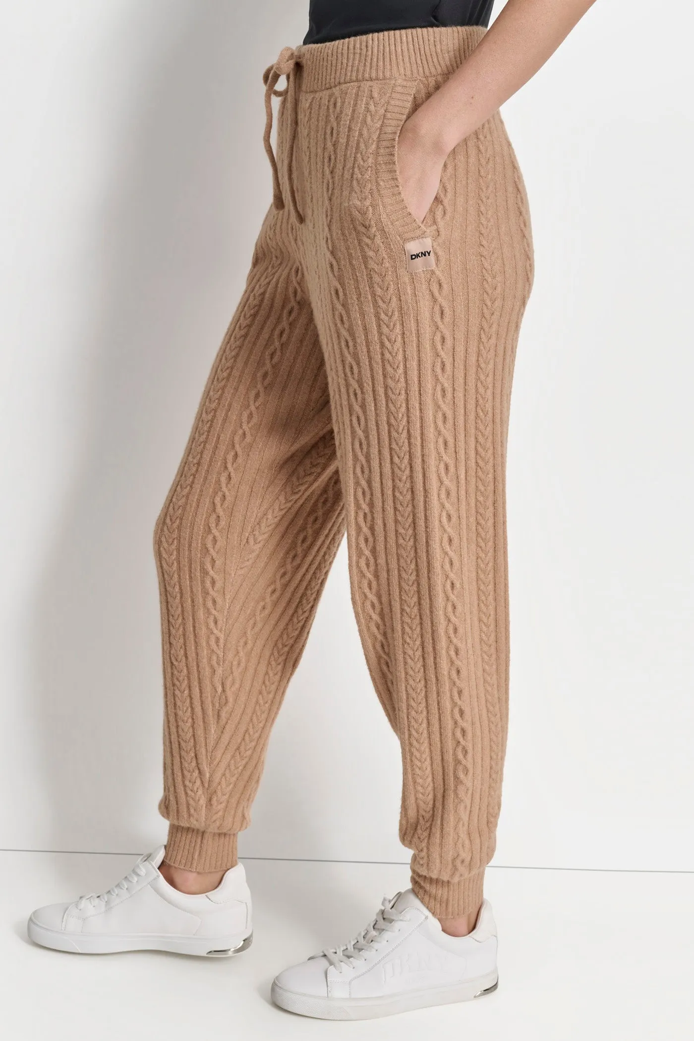 COZY CABLE SWEATER JOGGER sold by DKNY product image thumbnail 4