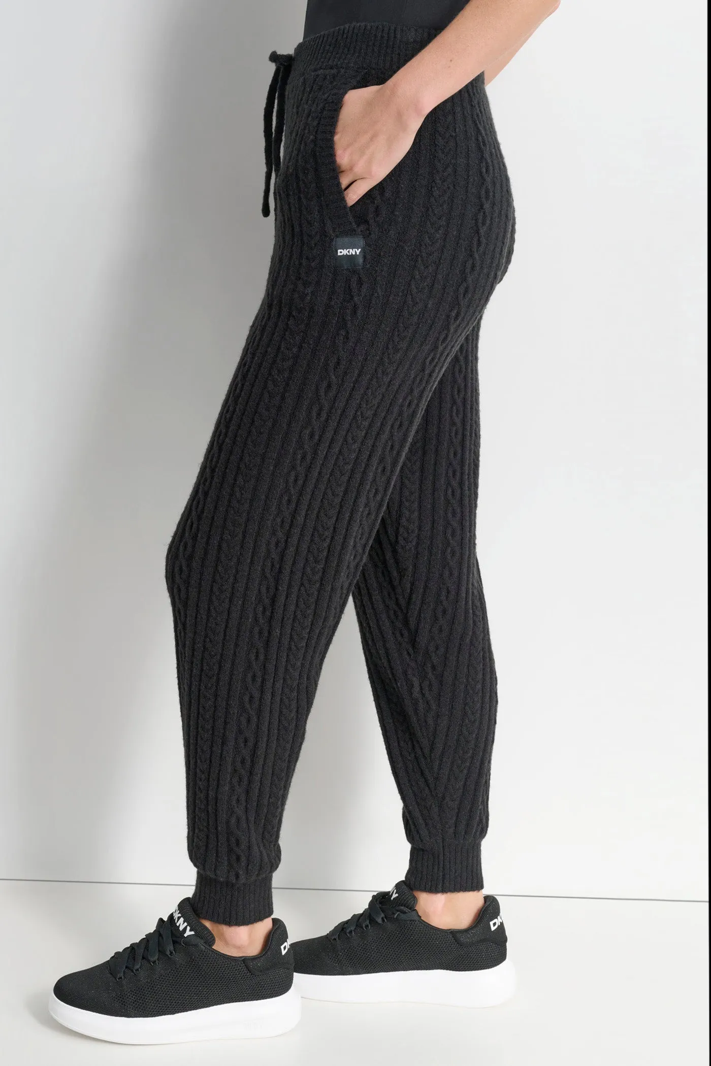 COZY CABLE SWEATER JOGGER sold by DKNY product image thumbnail 4