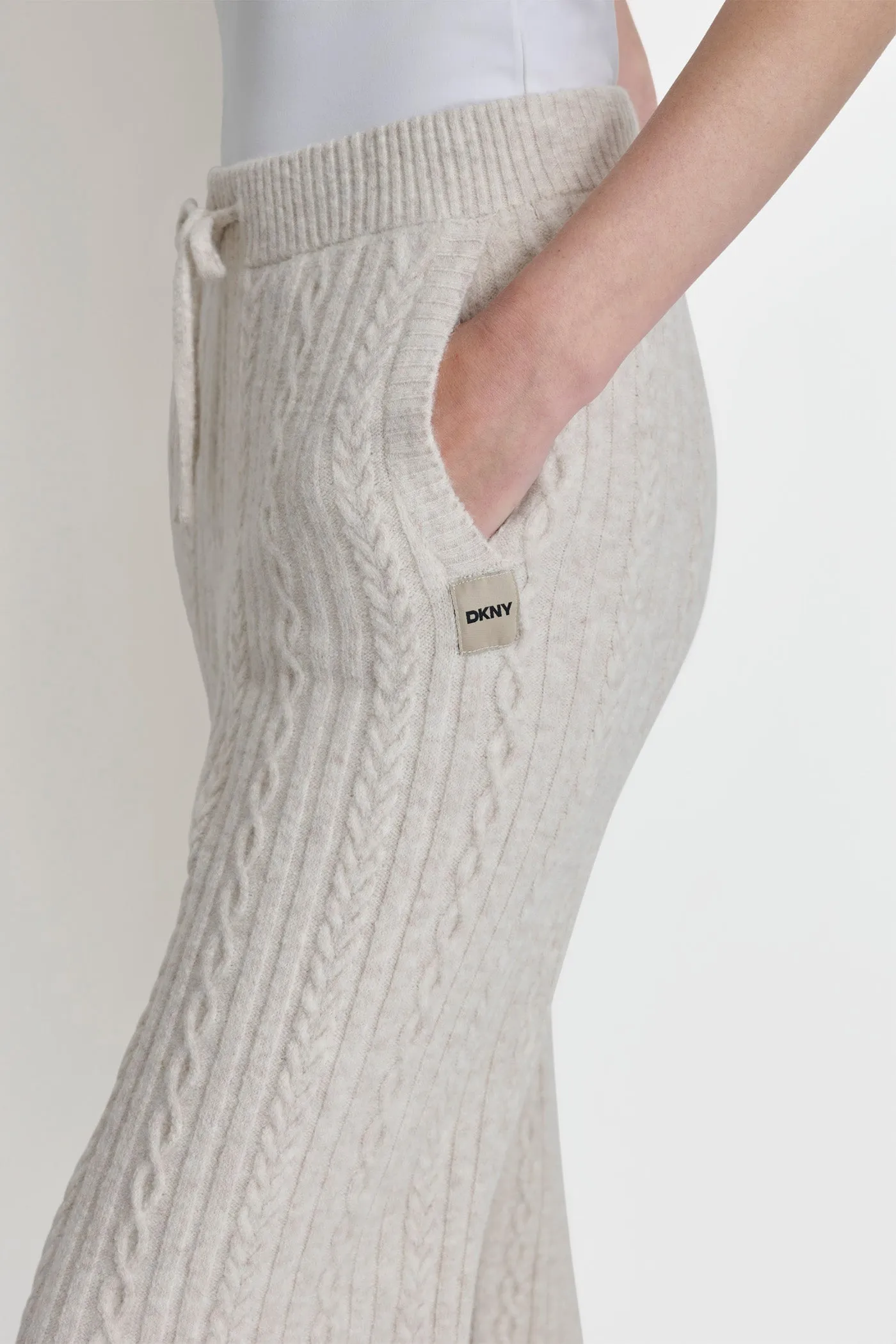 COZY CABLE SWEATER JOGGER sold by DKNY product image thumbnail 5