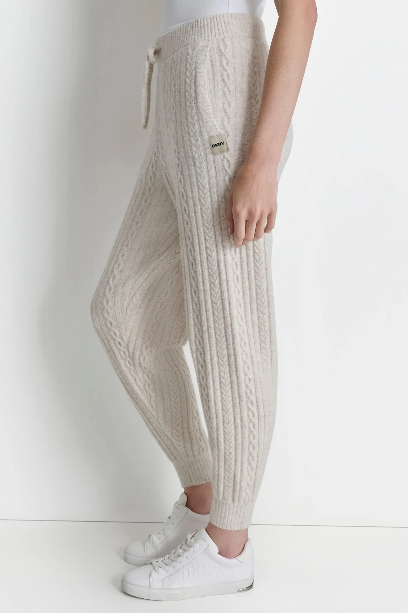 COZY CABLE SWEATER JOGGER sold by DKNY product image thumbnail 4