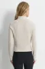 HALF ZIP MOCK NECK SWEATER sold by DKNY
