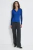 HALF ZIP LOGO TAPE SWEATER sold by DKNY