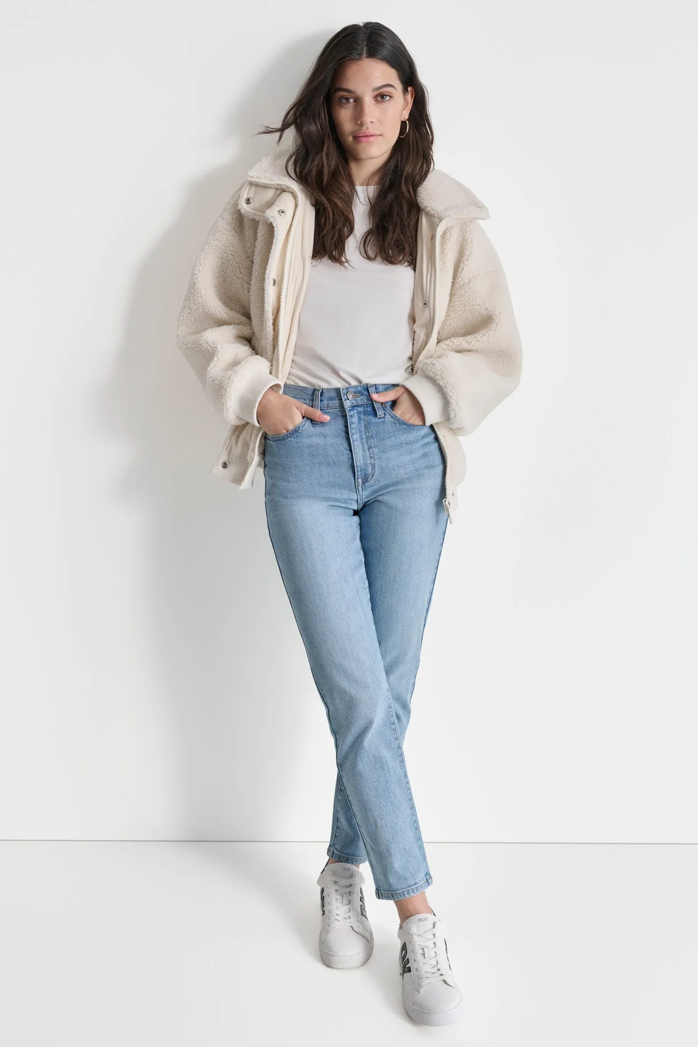 SHERPA BOMBER JACKET sold by DKNY product image thumbnail 2