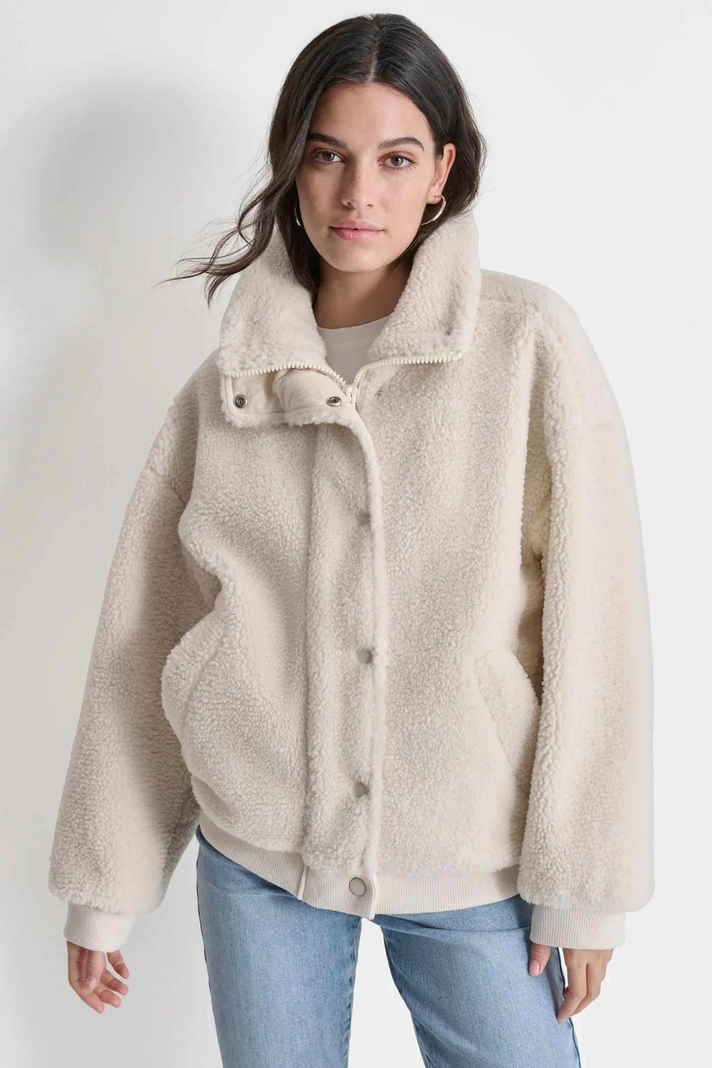 SHERPA BOMBER JACKET sold by DKNY product image thumbnail 4