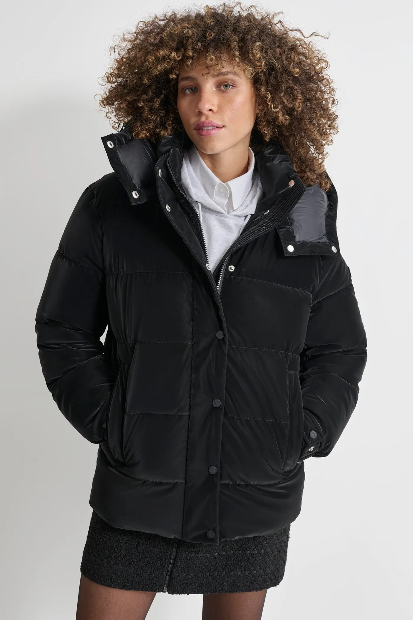 VELVET TOUCH PUFFER sold by DKNY