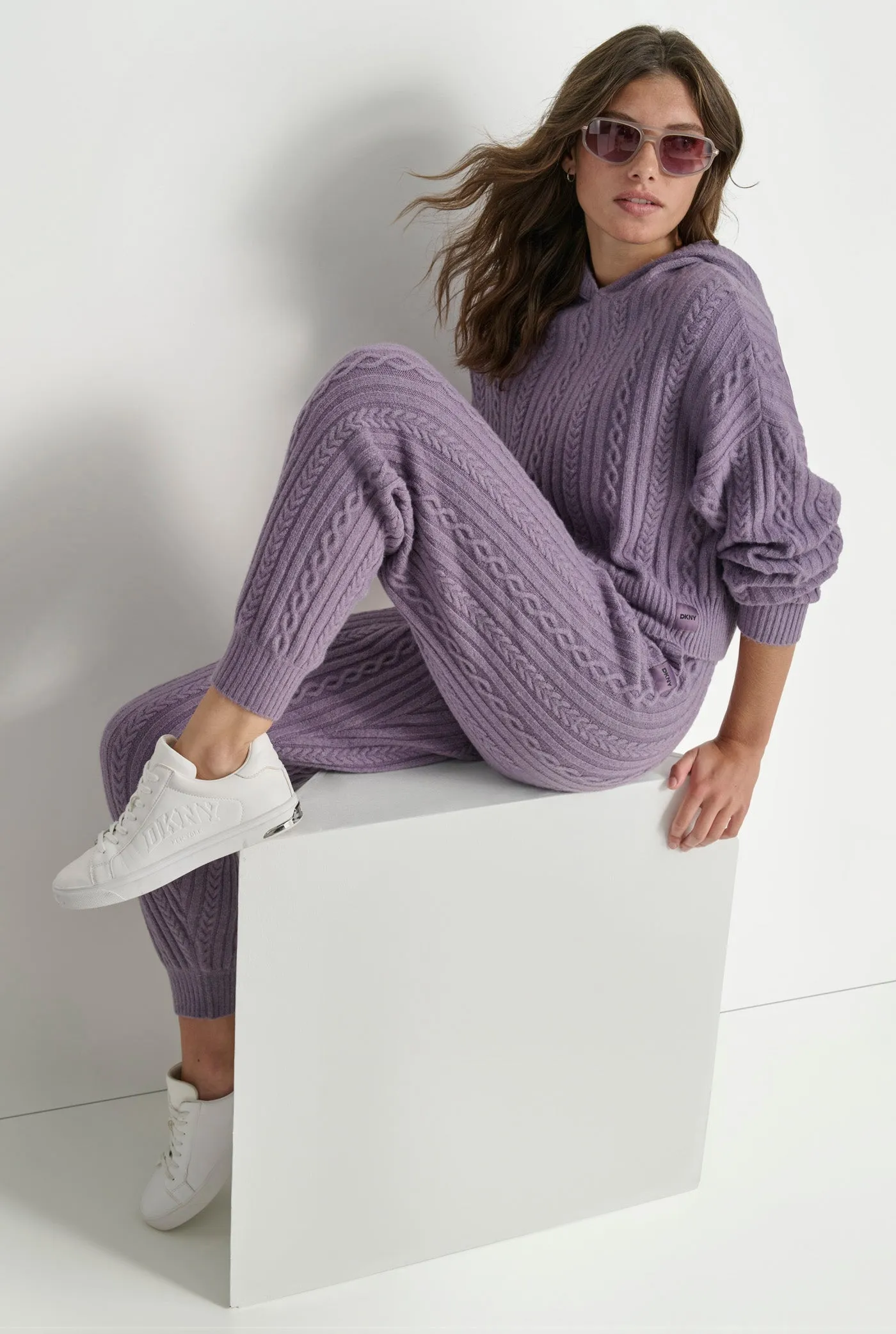 COZY CABLE SWEATER sold by DKNY product image thumbnail 5