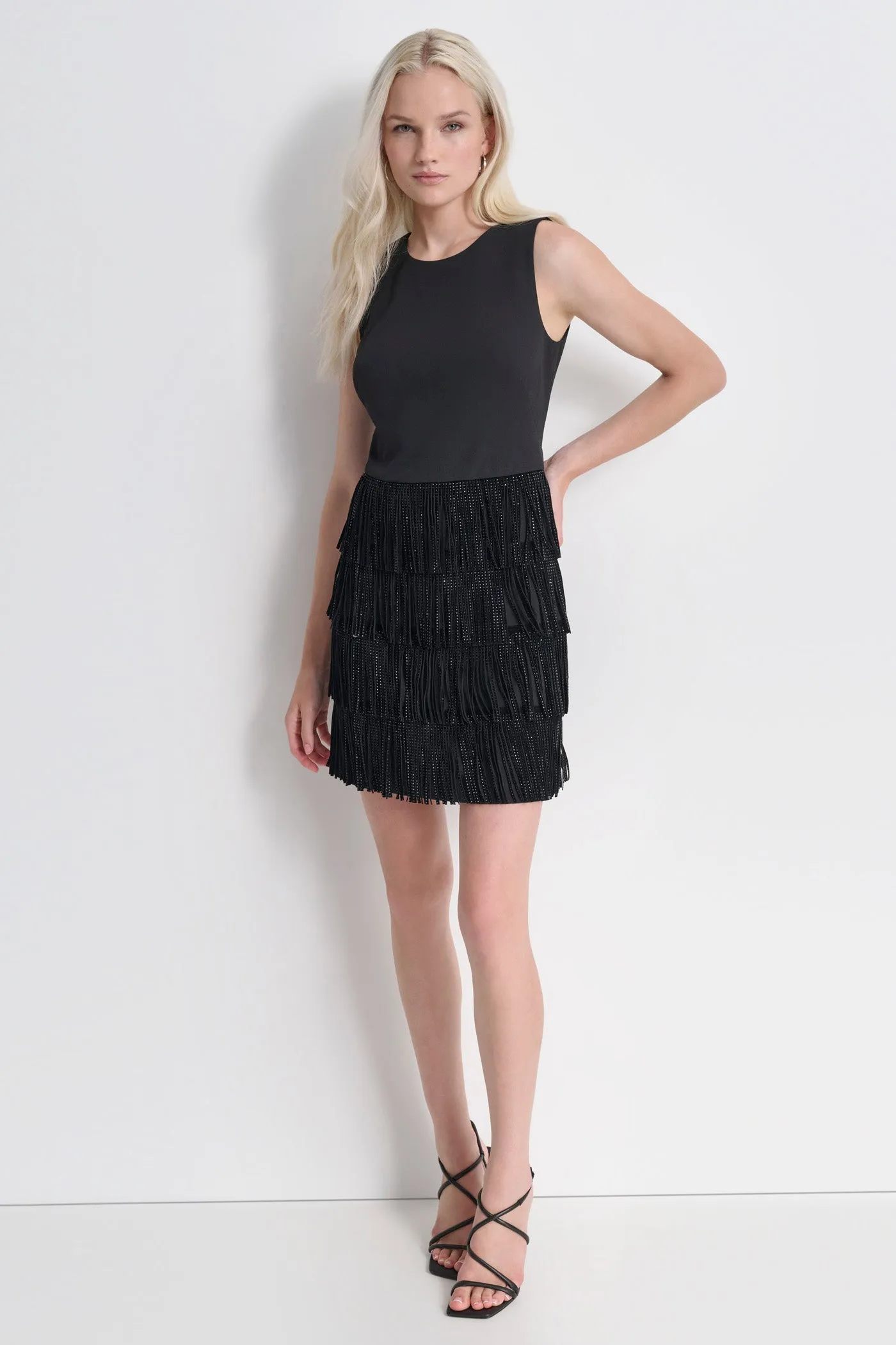 TIERED SHIFT DRESS sold by DKNY product image thumbnail 3