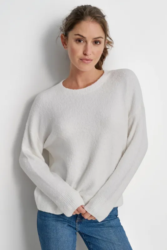 BOUCLE CREW NECK SWEATER sold by DKNY