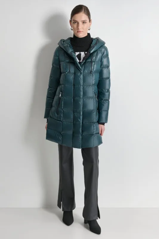DOWN FILLED LONG PUFFER sold by DKNY