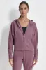 MINI STUD LOGO DOLMAN SLEEVE FULL ZIP HOODIE sold by DKNY
