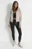 MINI STUD LOGO DOLMAN SLEEVE FULL ZIP HOODIE sold by DKNY
