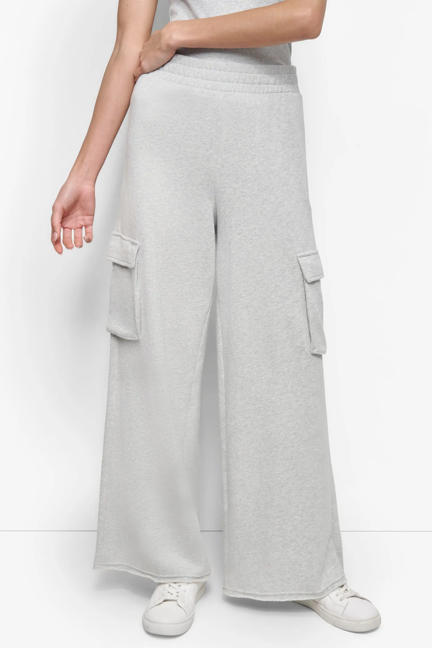 CARGO WIDE LEG PANTS sold by DKNY