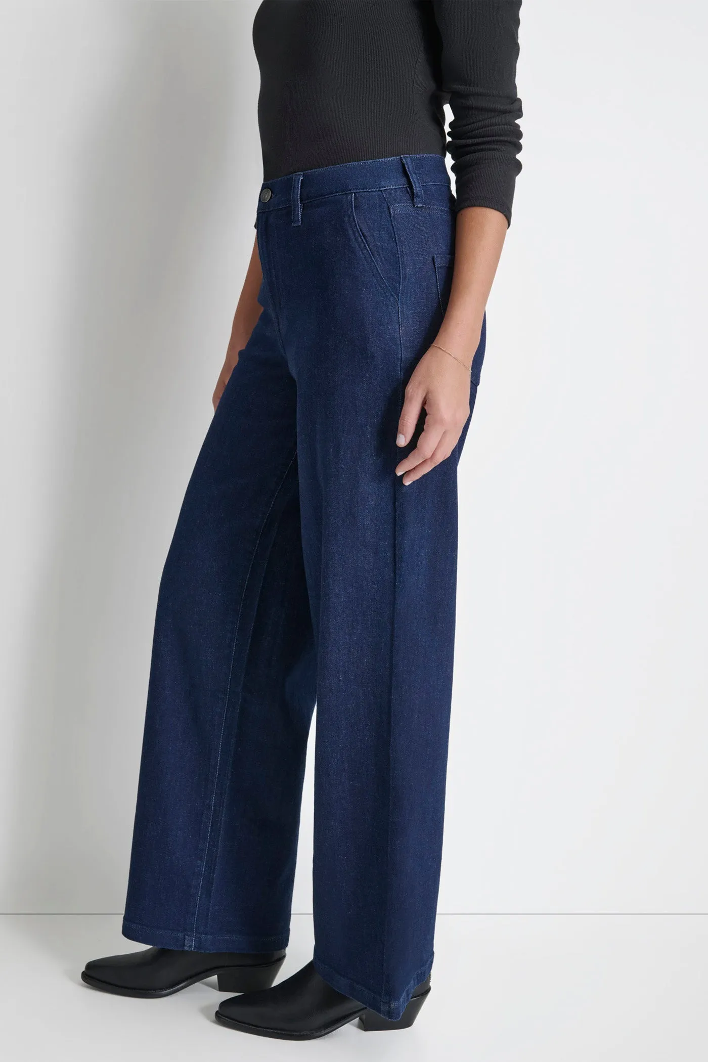 HIGH RISE WIDE LEG TROUSER sold by DKNY product image thumbnail 5