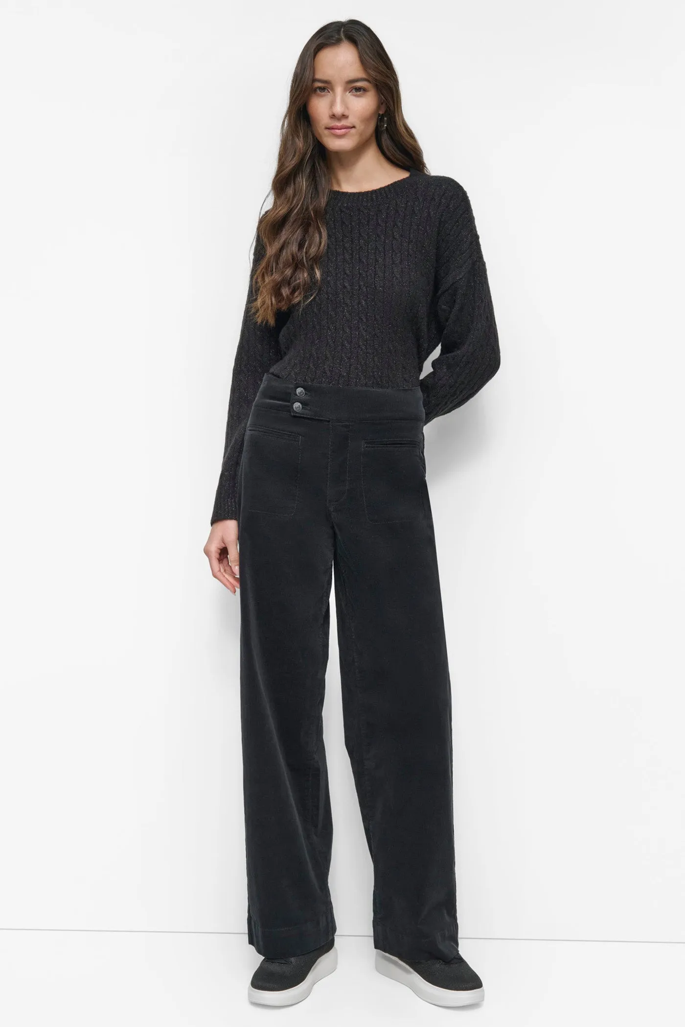 CORDUROY WIDE LEG PANT sold by DKNY product image thumbnail 3