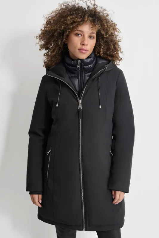 MID LENGTH SOFT SHELL JACKET sold by DKNY