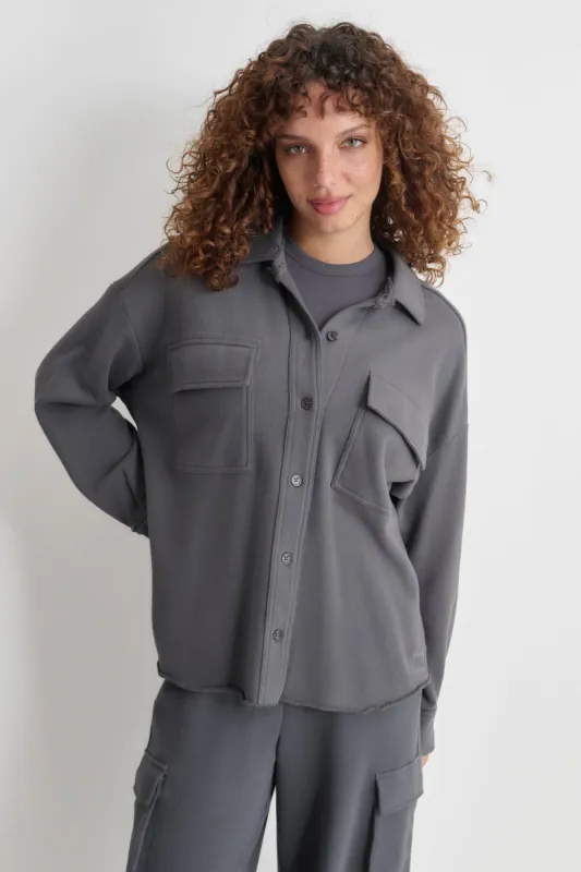 RELAXED SHIRT JACKET sold by DKNY