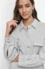 RELAXED SHIRT JACKET sold by DKNY