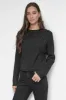 CABLE CROPPED CREW NECK SWEATER sold by DKNY