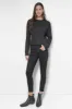 CABLE CROPPED CREW NECK SWEATER sold by DKNY