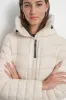DOWN FILL HOODED ZIP FRONT QUILTED PUFFER sold by DKNY