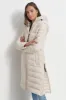DOWN FILL HOODED ZIP FRONT QUILTED PUFFER sold by DKNY