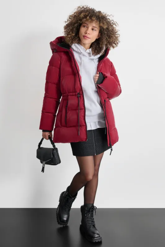 MID LENGTH LUSH PUFFER JACKET sold by DKNY