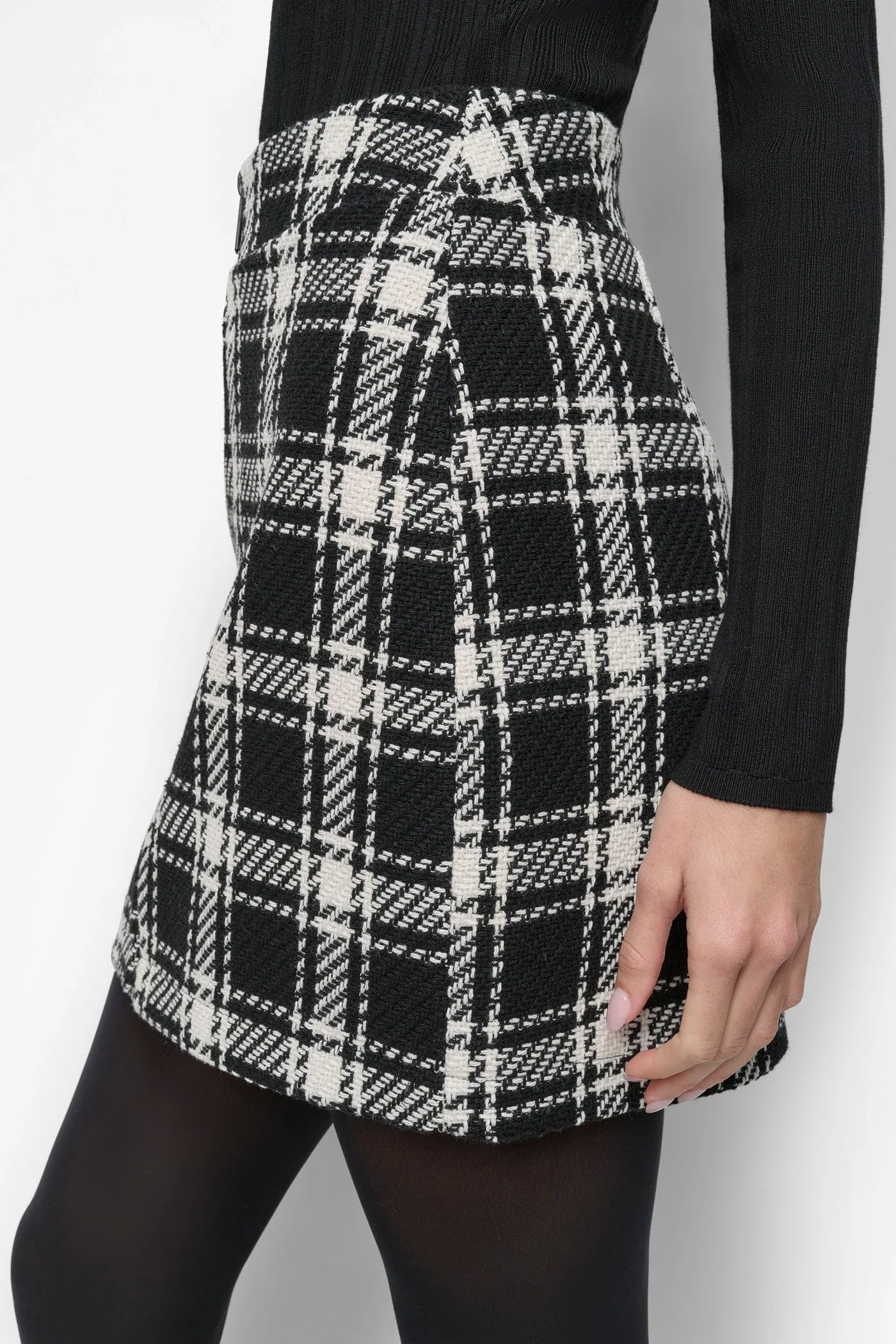 ZIP FRONT MINI SKIRT sold by DKNY product image thumbnail 5
