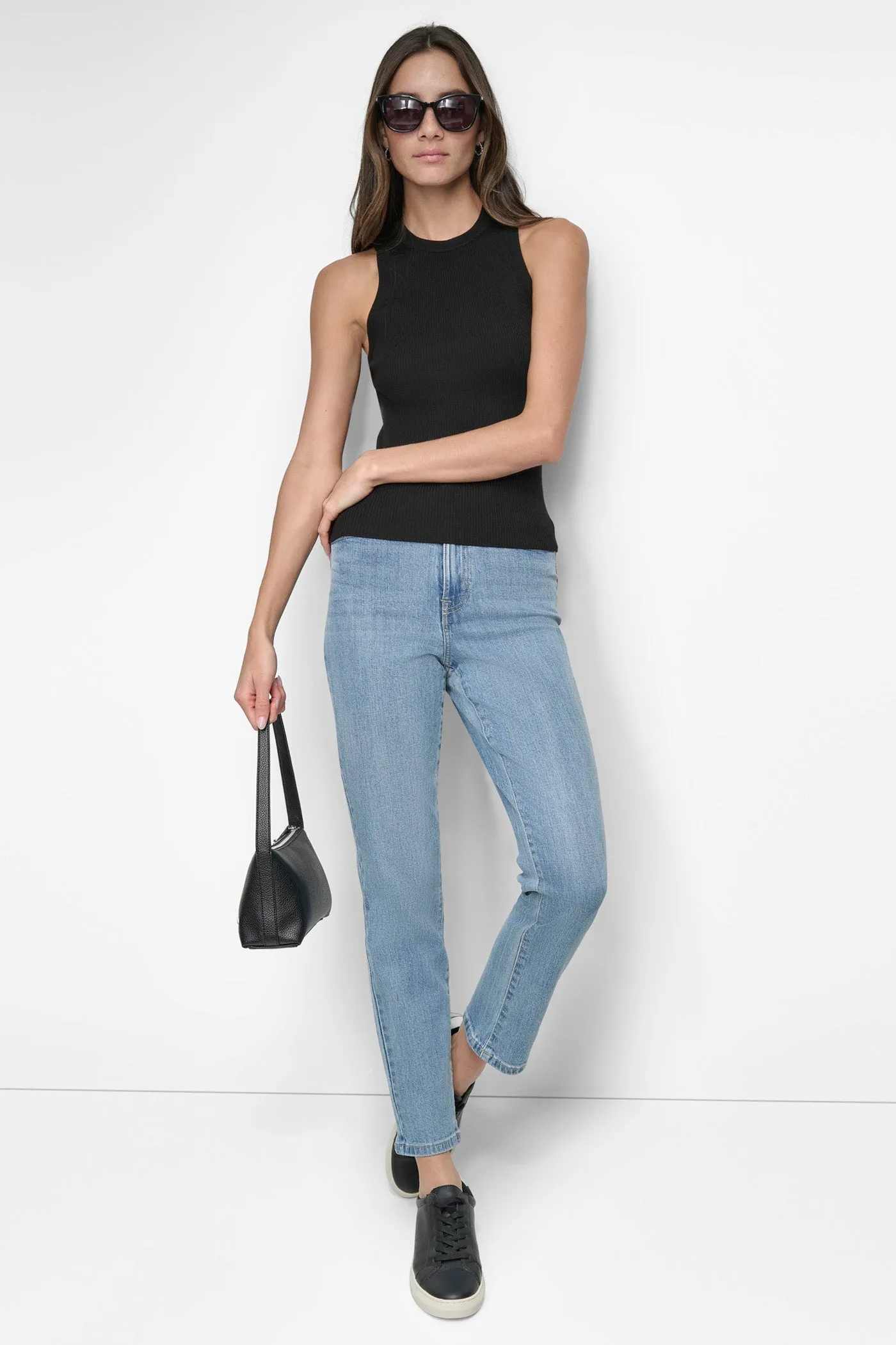 SLEEVE LESS CREW NECK TANK sold by DKNY product image thumbnail 5