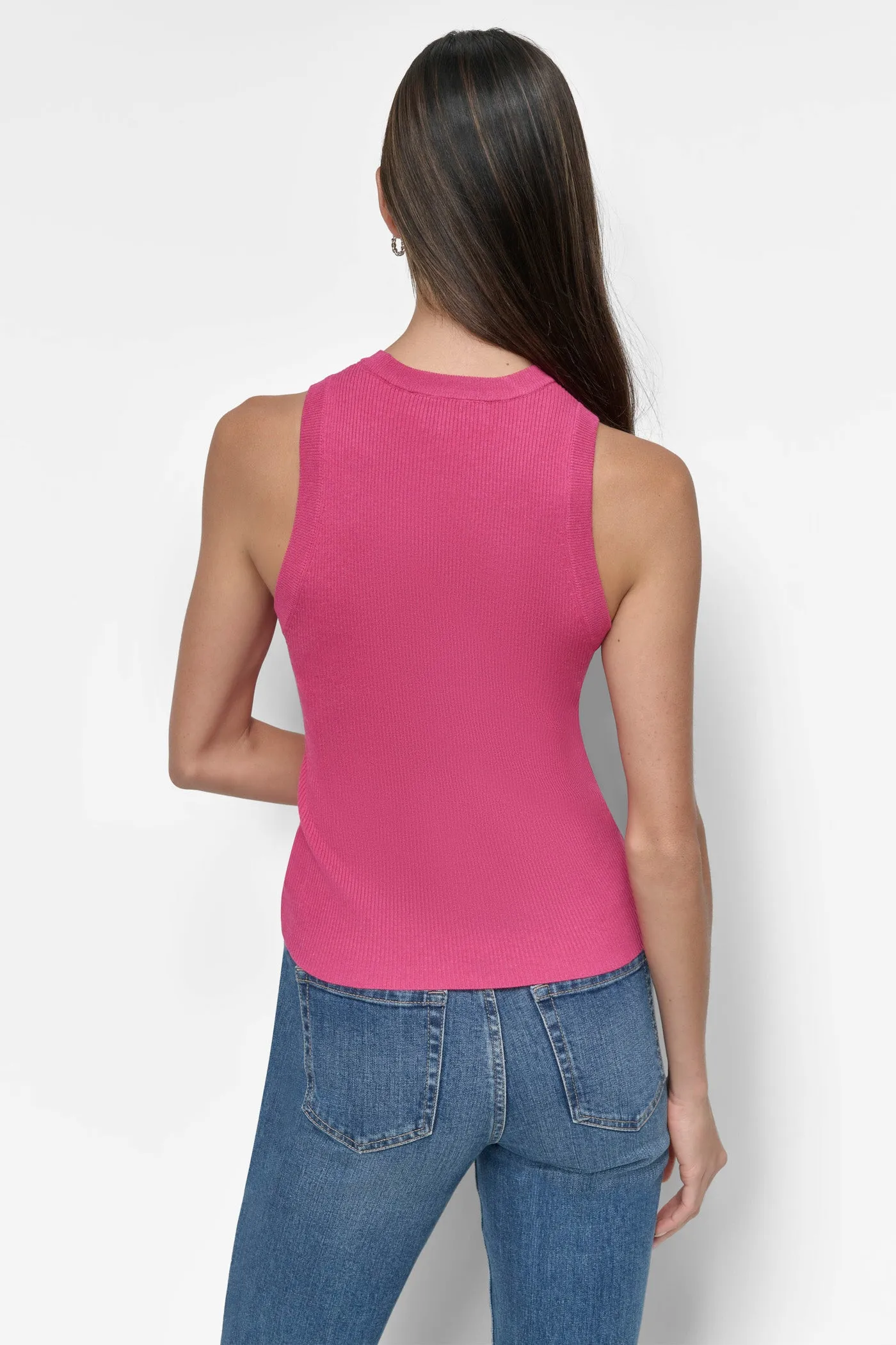 SLEEVE LESS CREW NECK TANK sold by DKNY product image thumbnail 2